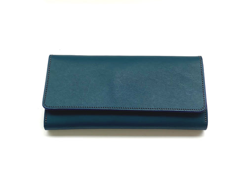 C/O. バイカラーレザーロングウォレット/Bicolor leather long wallet